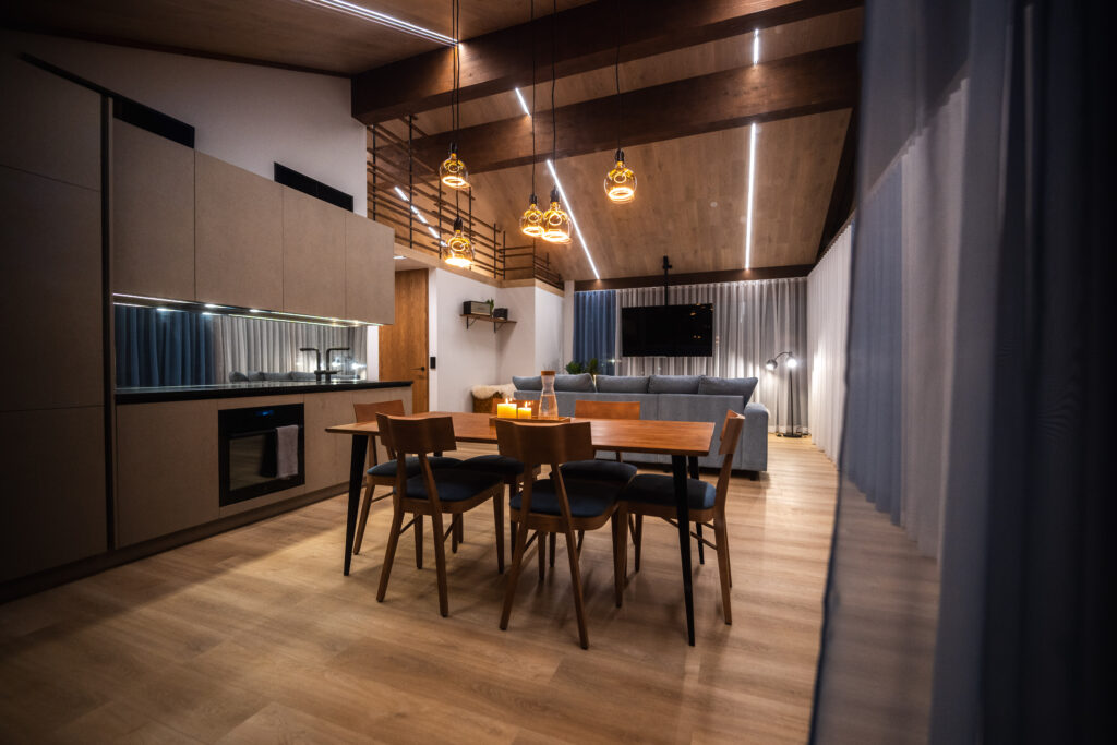 ODYL House LED lights in the living room