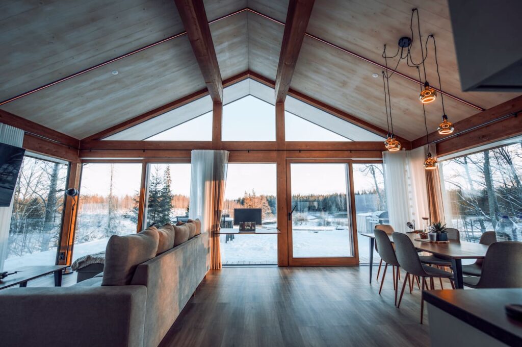 ODYL House view from inside to outside