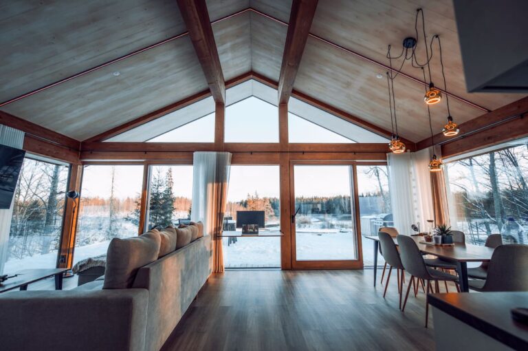 ODYL House view from inside to outside