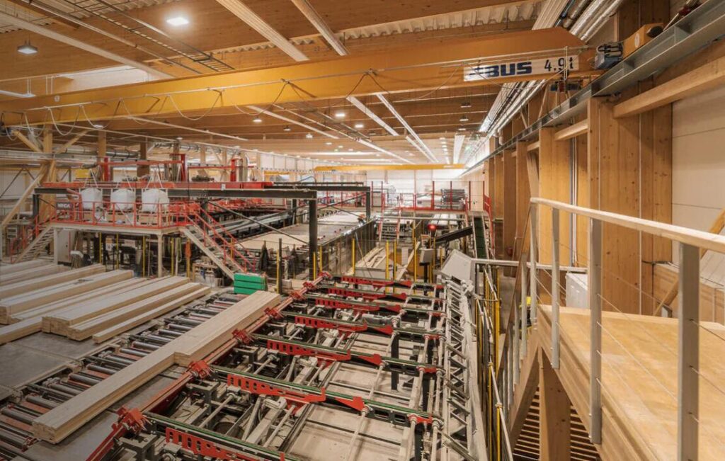 Glulam and CLT producton facility