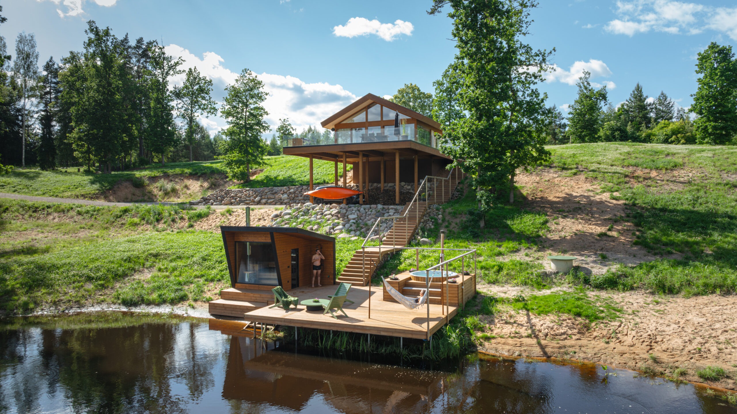 ODYL sauna from outside