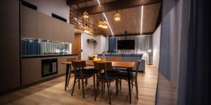 ODYL House LED lights in the living room